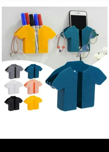Wall-Mounted Phone Charging Holder & Organizer