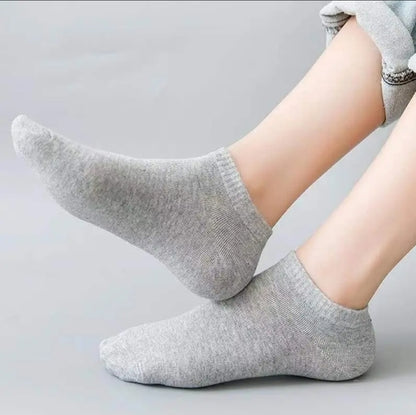 3 Pairs Unisex Low-Cut Ankle Socks – Breathable, Sweat-Absorbing & Comfortable Casual Socks