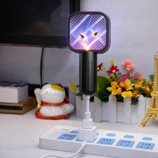 2 In 1 USB Mini Electric Mosquito Swatter