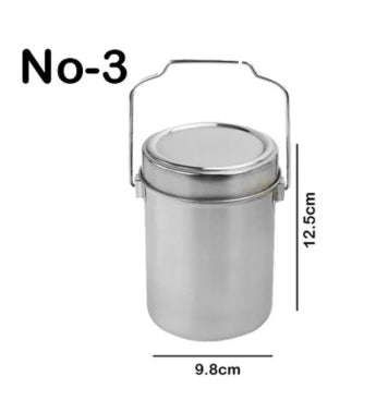 Stainless Steel Tiffin Carrier Lunch Box-1Pc/4pcs