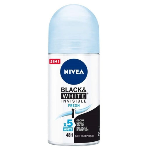 NIVEA Black & White Invisible Fresh Deodorant - 50Ml