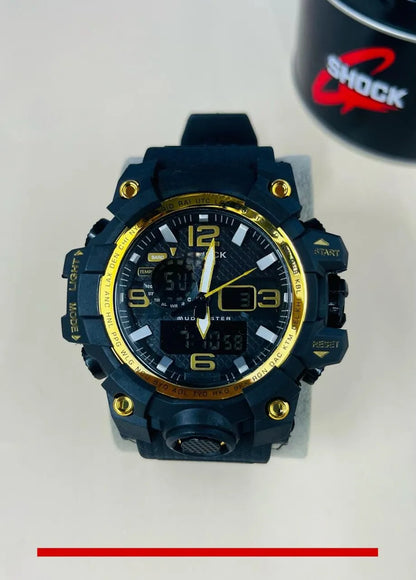 Sport Brand Men Sports Watches Dual Display Analog Digital LED Electronic Quartz Wristwatches