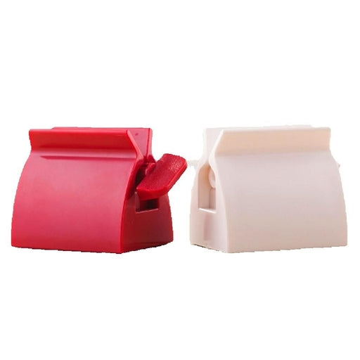 Multifunction Bathroom Toothpaste Squeezer and Cosmetics Dispenser with Stand for Creams