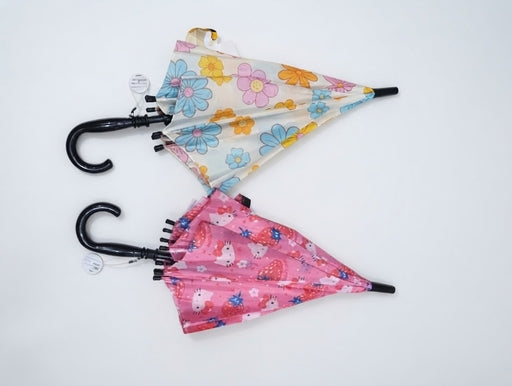 Kids Printed Umbrella – Flower & Cartoon Design