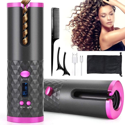 Rechargeable Automatic Wireless Electric Hair Curler