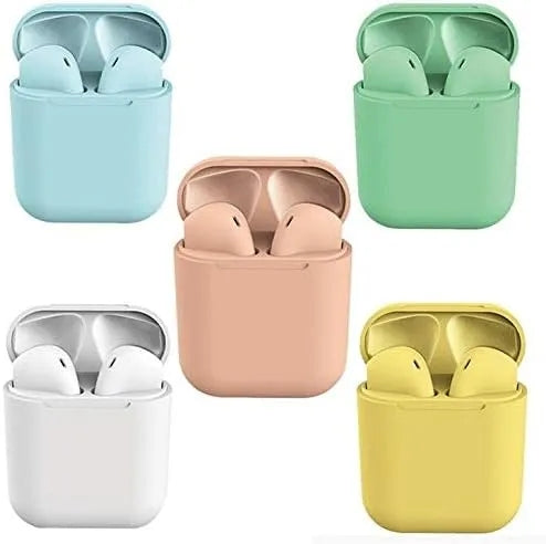 InPods 12 TWS Bluetooth 5.0 Wireless Earbuds with Stereo Bass, Touch Control & Multi-Color Design