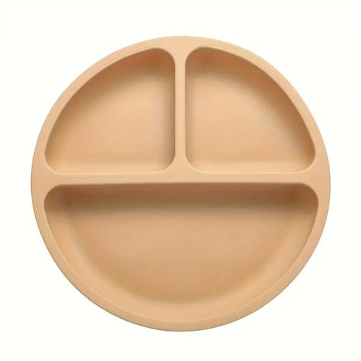 Cute Cartoon Silicone Suction Plate for Youngsters - Non-Slip, Easy Clean Feeding Dish for Training