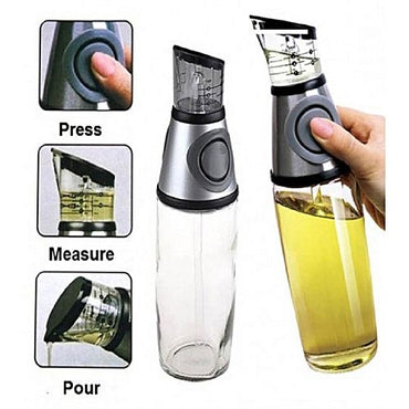 Press and Measure Oil and Vinegar Dispenser 500ML