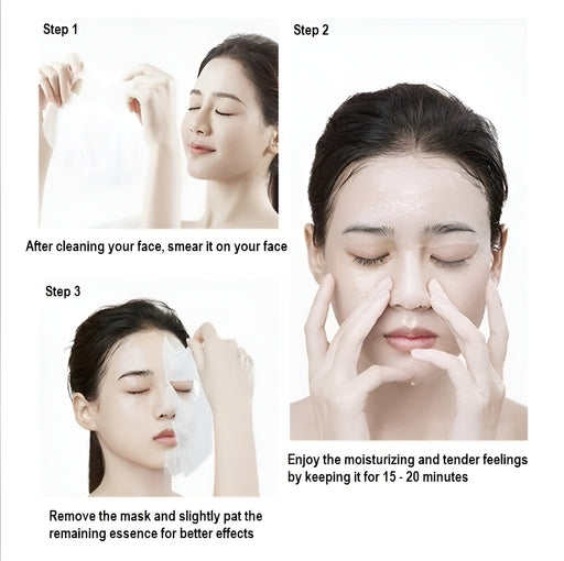 SADOER Plant Mask Series Facial Mask Sheets - Suitable for All Skin Types, for Men & Women