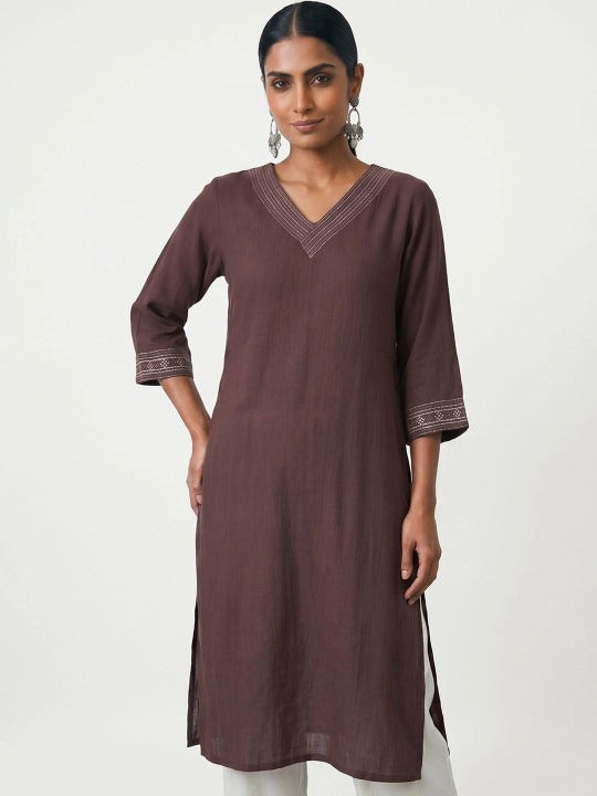 Women Embellished Sequinned Kurta