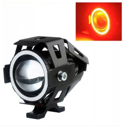 U7 Mini Fog Light Single PCS Red Ring