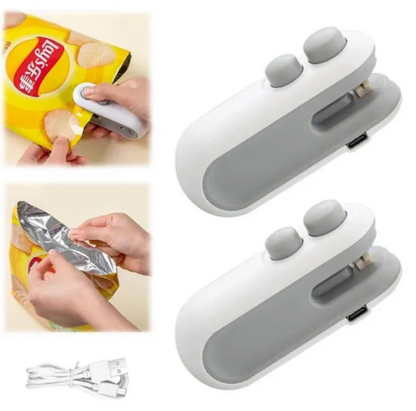 Portable Mini Bag Heat Sealer | Handheld Plastic Food Bag Sealing Machine