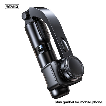 Rtako L08 Mini Anti-shake Electric Gimbal Stabilizer - Ultra-Compact Design: Lightweight and easy to carry, making it ideal for travel and daily use