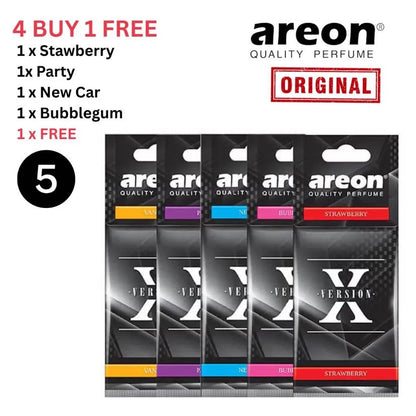 Car Fragrance Hanging Air Freshener Perfume X Version Black Card for Car and Home No1 Good Quality
