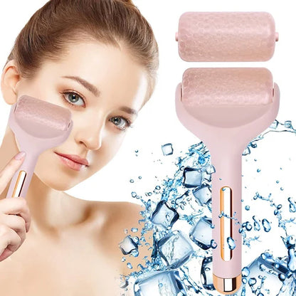 FLBWLES Flbwles Massage Roller Massager for Face Cooling Neck Skin Tightening Roller Brighten Complexion and Reduce Anti- Wrinkles Facial Skin Lifting, Under Eye Puffiness for Womens face massager