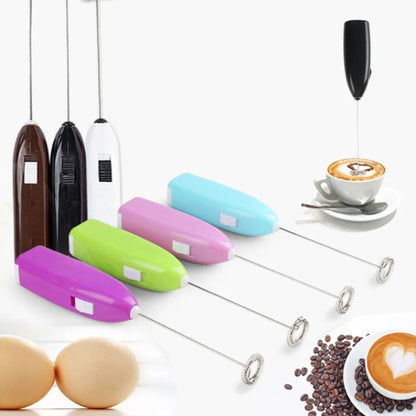Mini Electric Egg Beater Battery Operated Espresso Cappuccino Coffee Maker Hand Mixer Milk