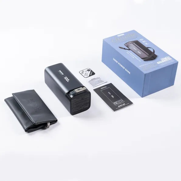 Remax FC-22 100W Fast Charging 20000mAh Power Bank 2x USB + PD Type-C / Built-In Type-C Cable