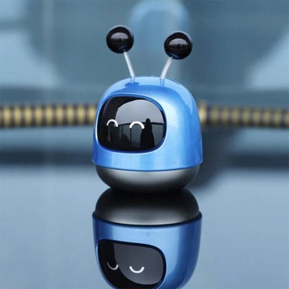 Car Air Freshener Mini Robot Cute Cartoon Display Mold Car Fragrance Decoration for Vehicles