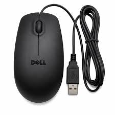 Dell Original MS111-USB Optical Mouse 3 Button Wheel Mouse -1000Dpi