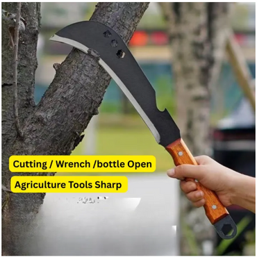 Optifit Premium Curved-Blade Hand Pruning Saw| Heavy-Duty Manganese Steel Gardening Saw for Trimming