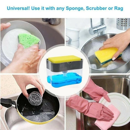 Manual Press Soap Pump Portable Foam Soap Dispenser for Bathroom Kitchen Balcony