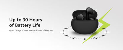 Xiaomi Redmi Buds 5A, Active Noise Cancelling True Wireless Earbuds, upto 30hr playtime, AI Powered ENC for clear calls, Bluetooth V5.4, low latency gaming mode with touch controls