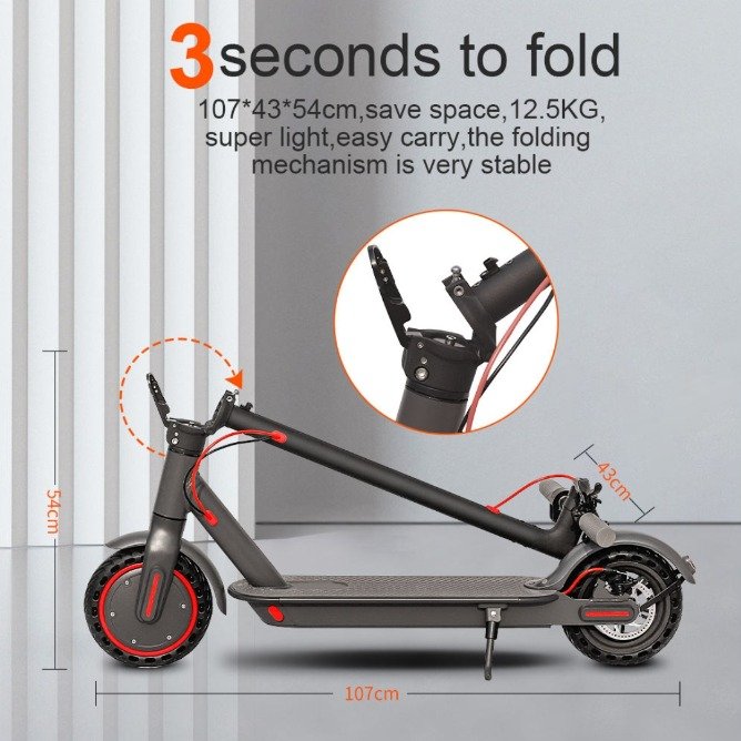 Yesido ES03 Folding Design Intelligent With APP Controlling Three Speeds Adjustable Electronic Scooter