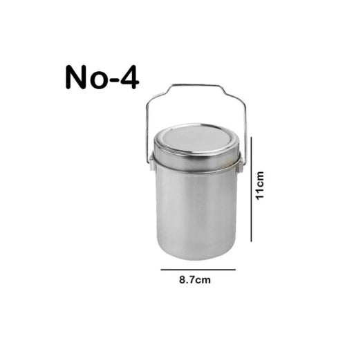 Stainless Steel Tiffin Carrier Lunch Box-1Pc/4pcs