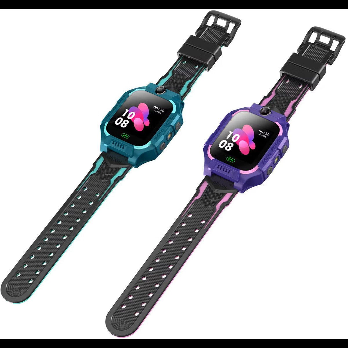Green Lion 2G Kids Smart Watch Series 5 with SOS Alarms, Two-Way Calling, 5 Days Stand-By Time, 1.44" Screen Size, 128 × 128 Resolution, Location & Trace Monitor