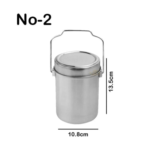 Stainless Steel Tiffin Carrier Lunch Box-1Pc/4pcs