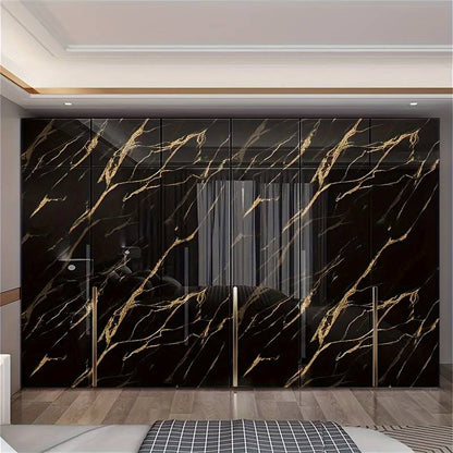 60Cm X 5M/60cm X 2M Marble Kitchen Oil-Proof Film Stove Waterproof Self-Adhesive Wallpaper