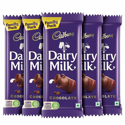 Cadbury Dairy Milk Chocolate 20G X 5 Pieces Bundle