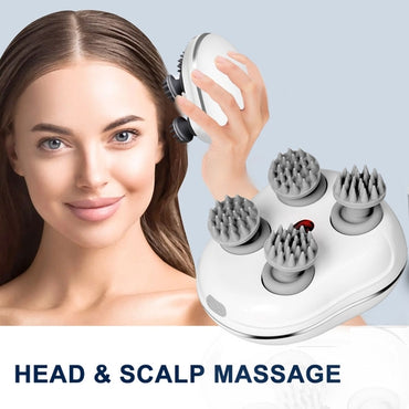 Smart Scalp Massager Rechargeable Head & Scalp Massager for Relaxation and Stress Relief
