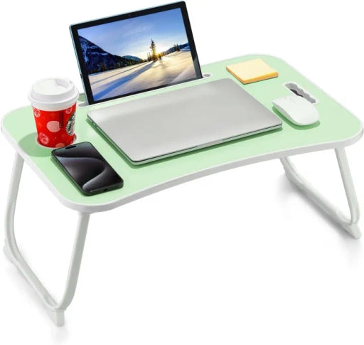 High Quality Folding Laptop Table Home Office Desks -Green