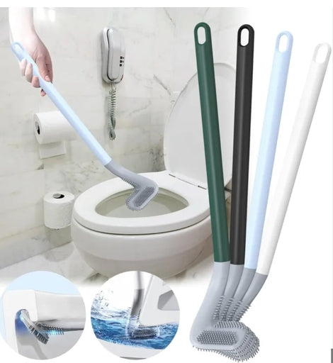 Long Handle Toilet Brush Golf Brush Head Toilet Cleaner Brush 360° Flexible