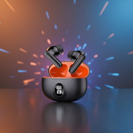 K25 Wireless Bluetooth Earbuds – Waterproof, Noise-Clear HD Audio & Integrated Microphone