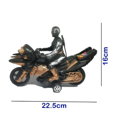 Toy Motorcycle - Pull Back Toy Spiderman Bike (Red/Black)