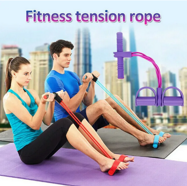 Resistance Band Pull Reducer Body Trimmer | Yoga & Gym Elastic Fitness Equipment for Tummy & Waist