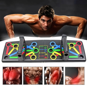 Foldable Push-up Board & Muscle Trainer | Multifunctional ABS Home Fitness Equipment