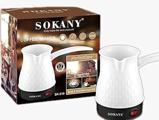 Sokany SK-219 Electric Turkish Coffee Maker, Modern Design & Easy Brewing for Authentic Coffee