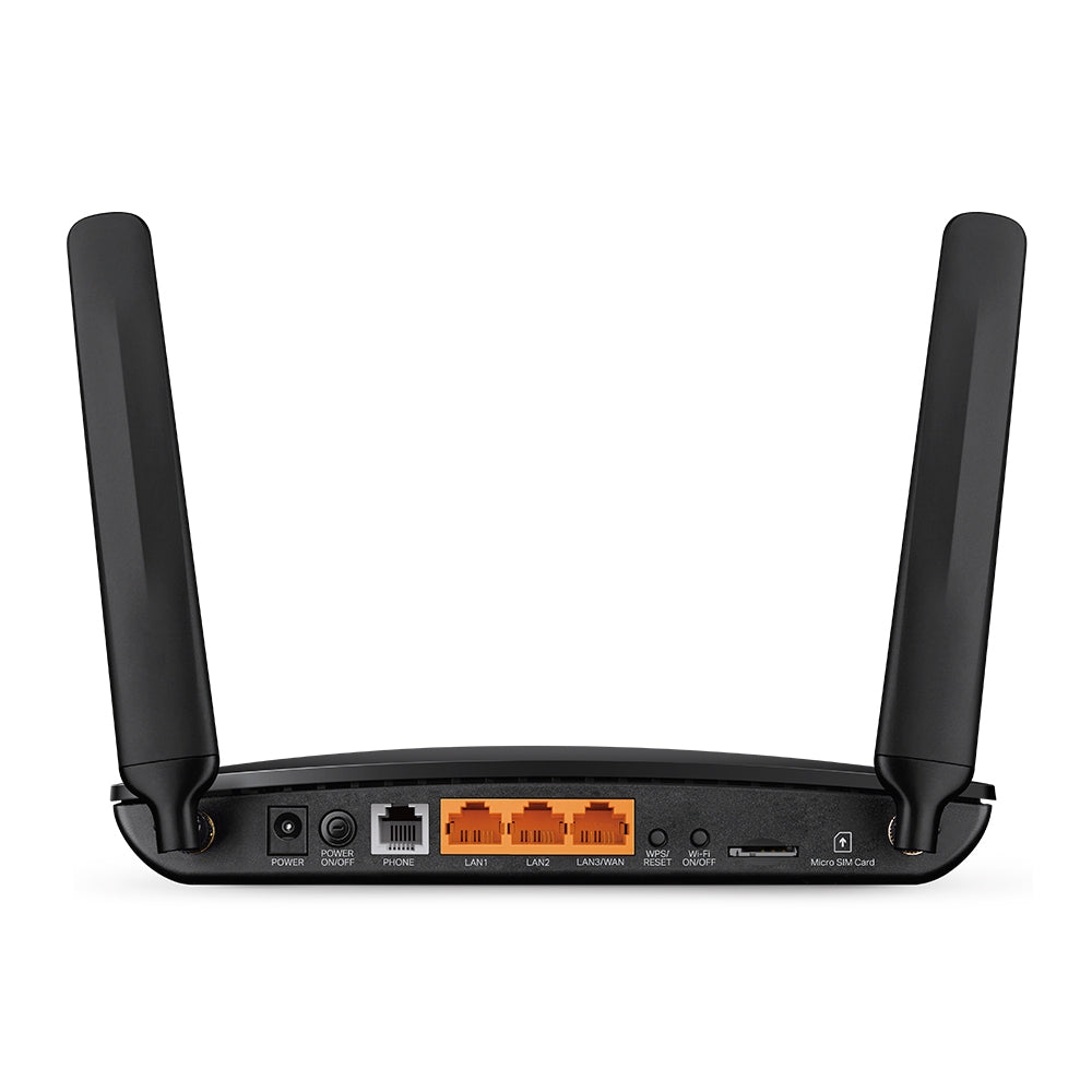 TP-Link TL-MR6500v N300 4G LTE Telephony WiFi Router, 4G Router with SIM Slot Unlocked, Speeds up to 300 Mbps, VoLTE/CSFB/VoIP Voice Functions for Phone Calls, No Configuration Required, Plug & Play