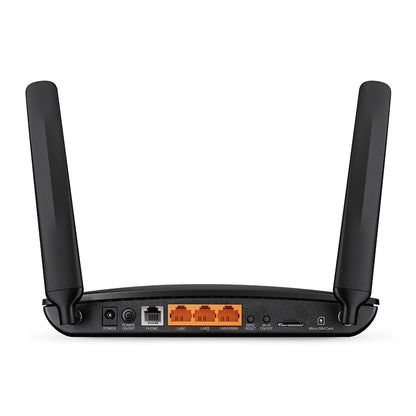 TP-Link TL-MR6500v N300 4G LTE Telephony WiFi Router, 4G Router with SIM Slot Unlocked, Speeds up to 300 Mbps, VoLTE/CSFB/VoIP Voice Functions for Phone Calls, No Configuration Required, Plug & Play