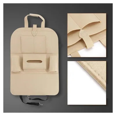 Car Seat Back Multi-Pocket Storage Bag Organizer Holder Accessory Pouch