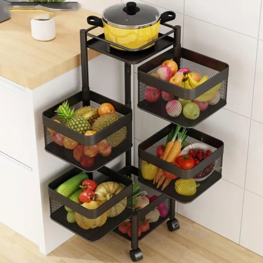 Rotating Kitchen Storage Shelf