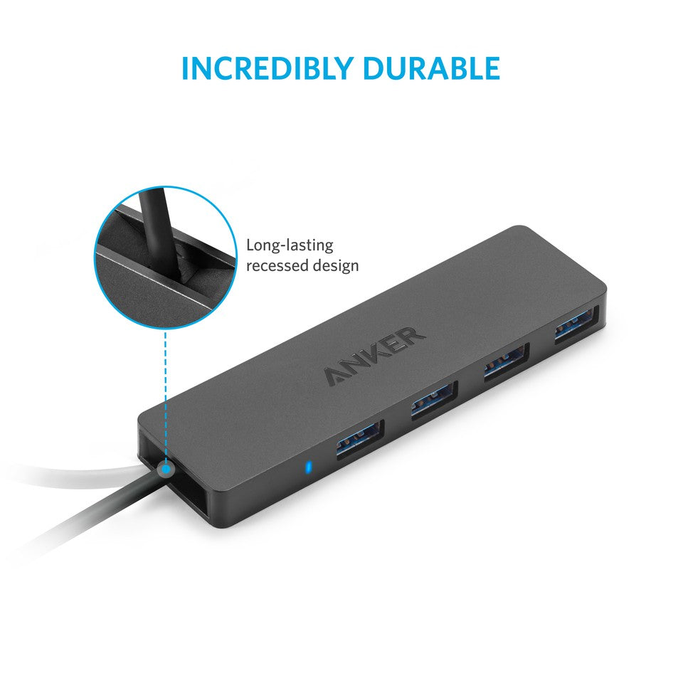 Anker 4-Port USB 3.0 Ultra Slim Data Hub