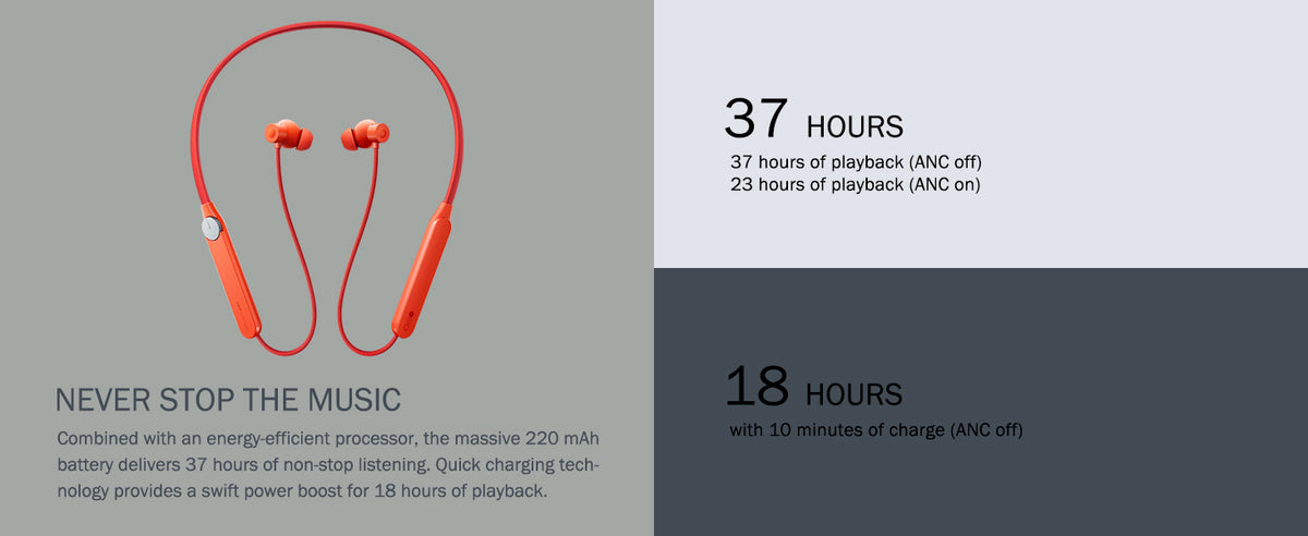 CMF BY NOTHING Neckband Pro Bluetooth Headphones,50dB Hybrid Active Noise Cancelling Earbuds with 5 HD Mics,IP55 BT5.3 37Hours Long Play time Dual Device Connection Neckband Headphones
