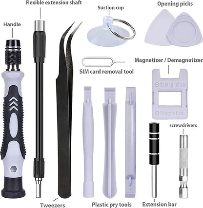 115-In-1 Precision Screwdriver Set | Magnetic Electronics Repair Kit for PC, Phone & Watch