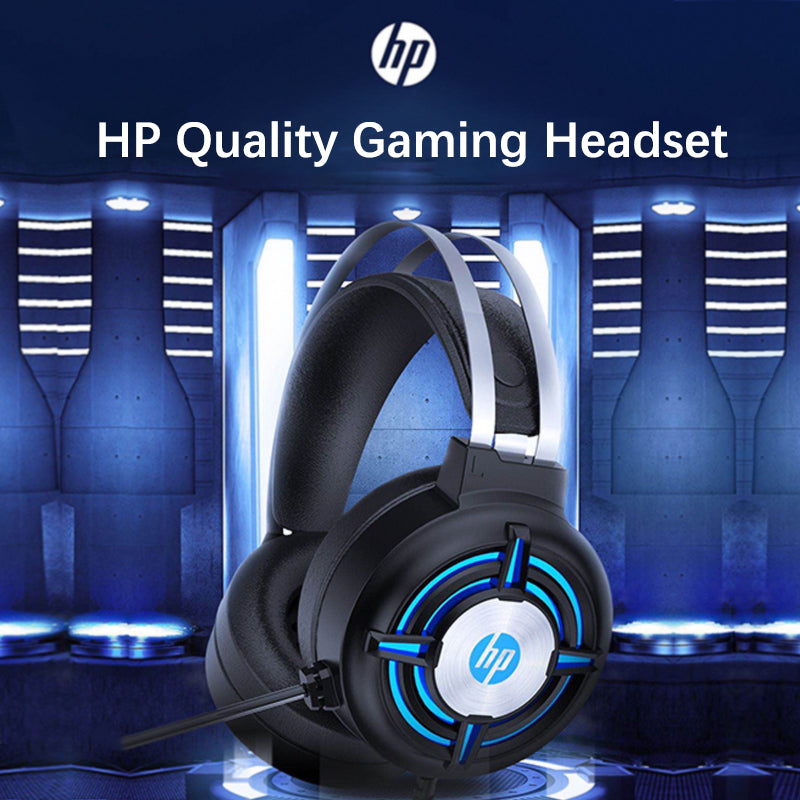 HP H120 7.1 Stereo Surround USB 2.0 Plug Gaming Headset with Microphone