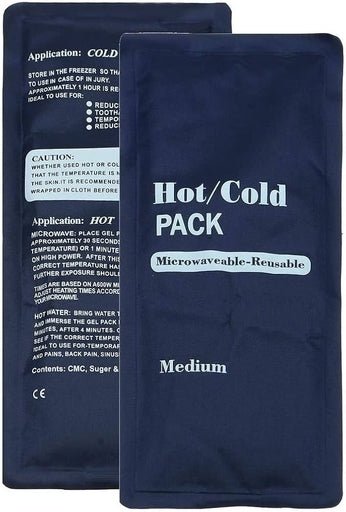 Hot and Cold Flexible Reusable Compress Ice Gel Pad Pack Cool Bag