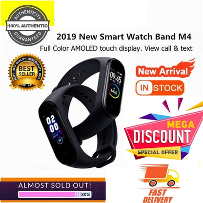 M5 / M4 Smart Watch Band - Black